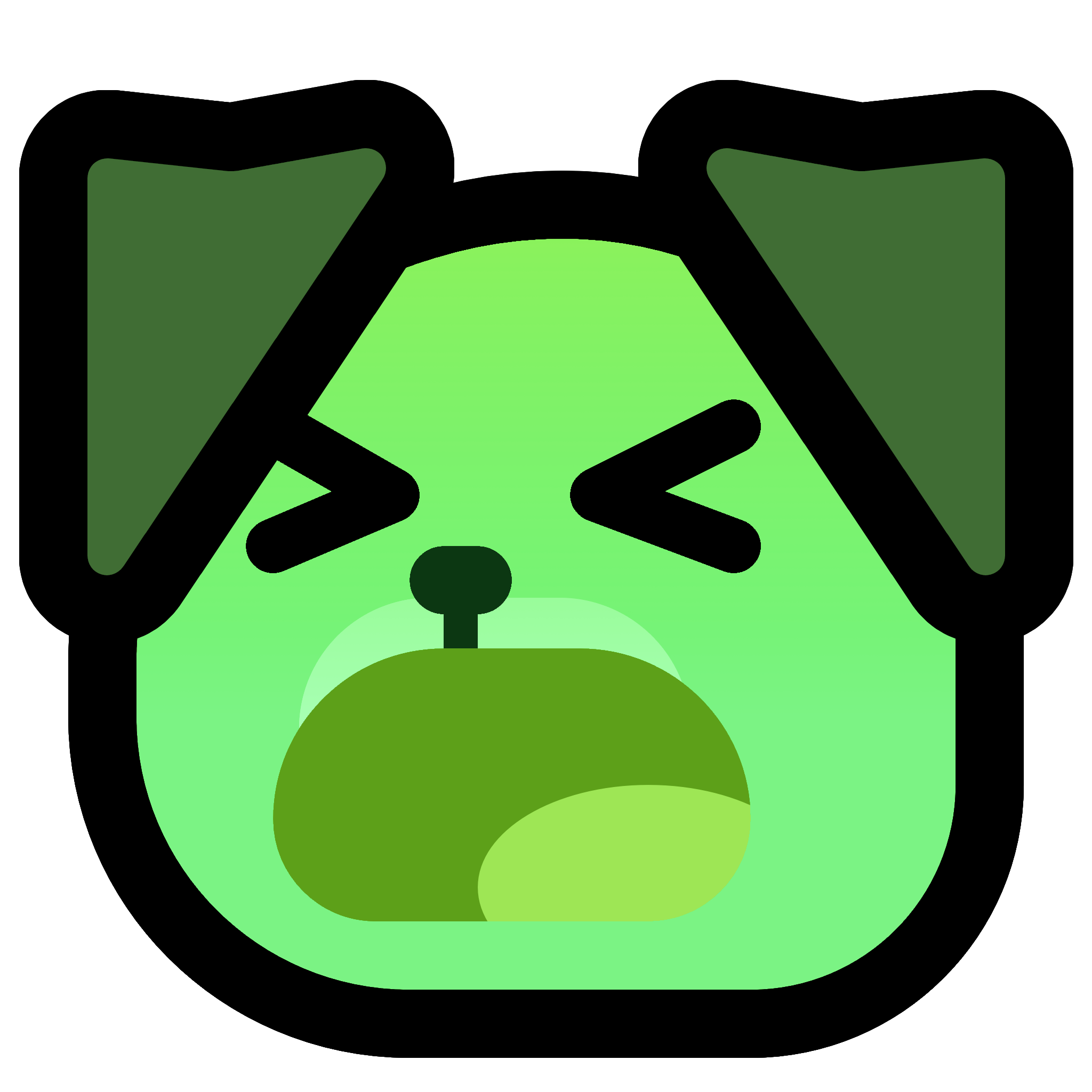 neodog_green_scream_angry