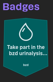 39C3 Badge:
Take part in the bzd urinalysis challenge