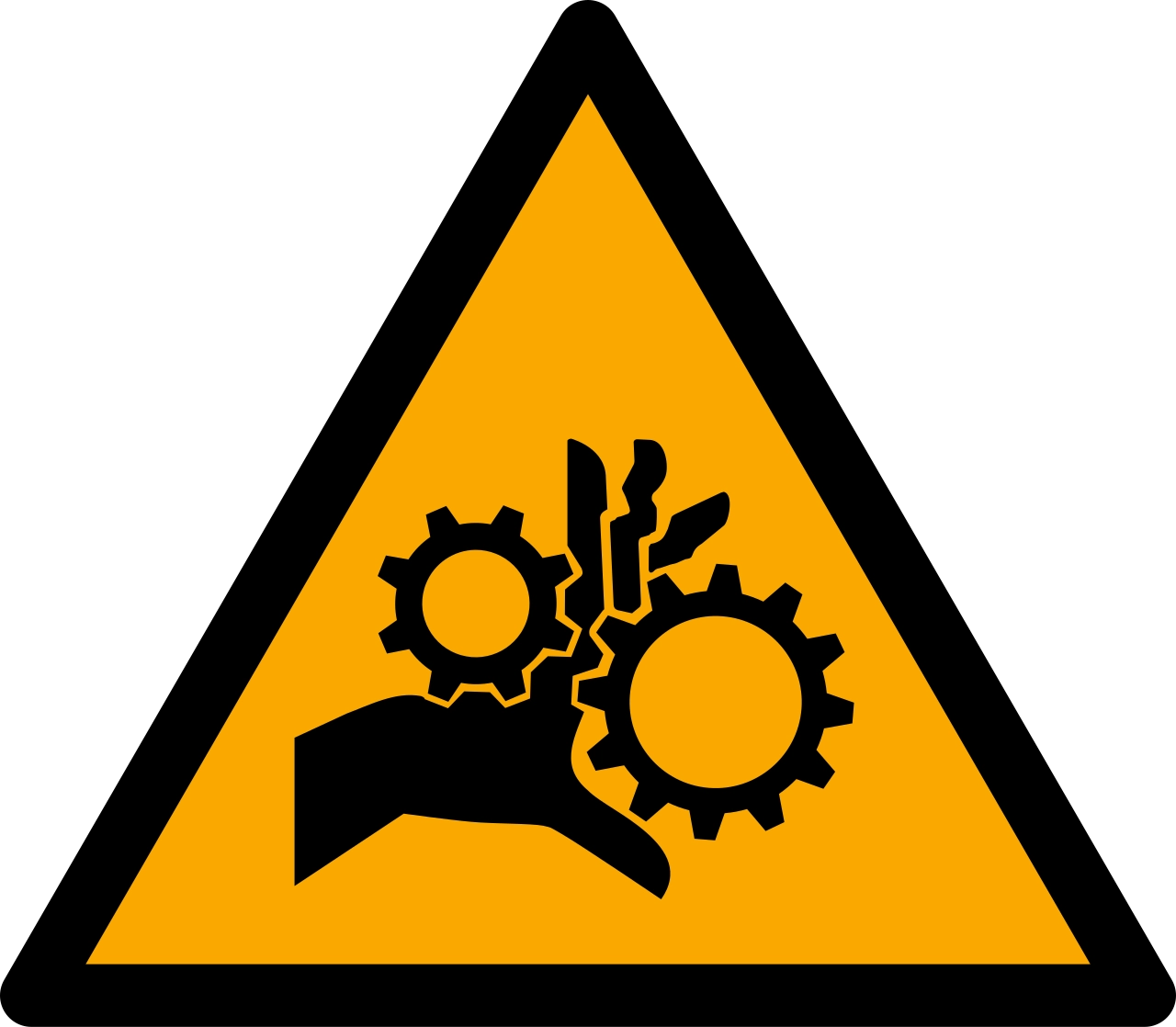 ISO 7010  W089 – Moving gears