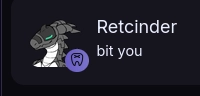 is.beeping.pet notification that "Retcinder bit you"